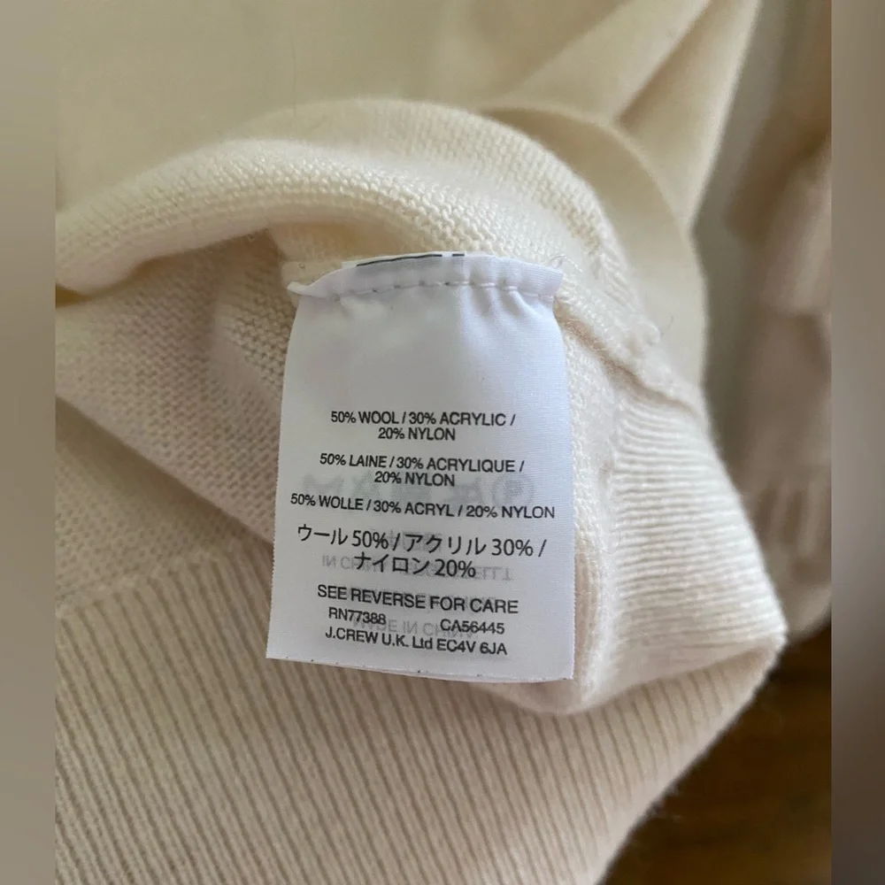 J.Crew Cream Sweater